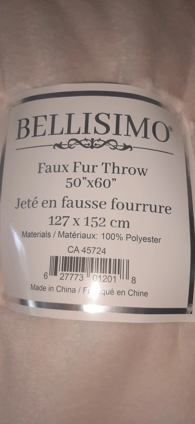 Bellissimo Faux Fur Throw 50"x60" - photo 2