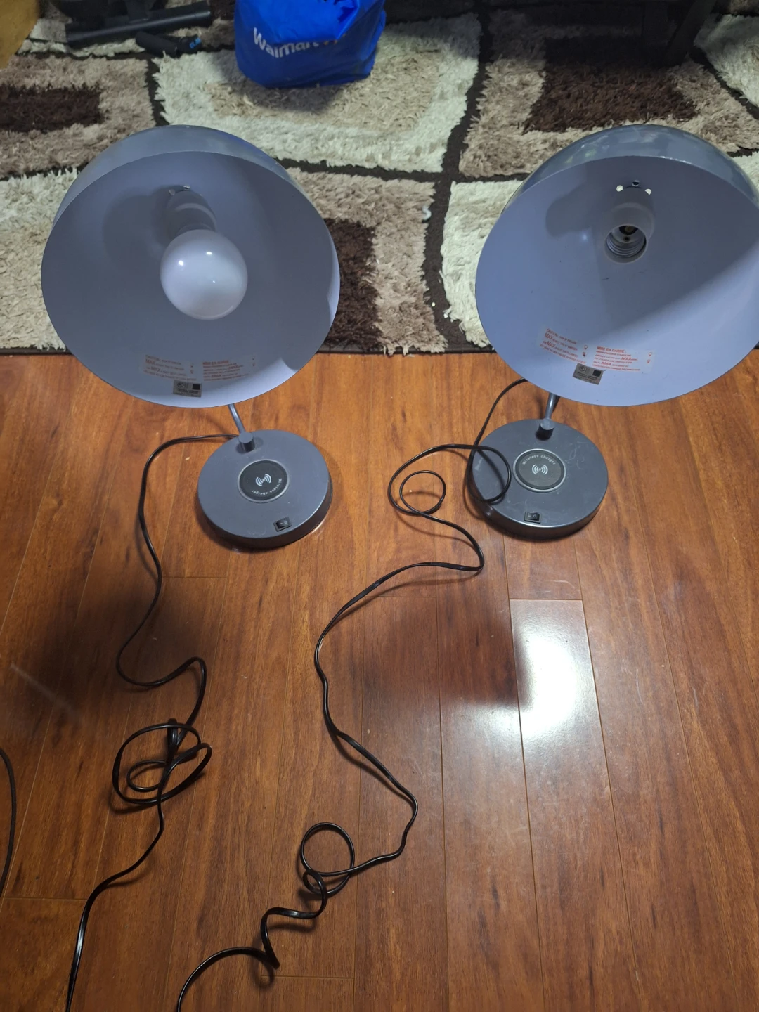 Pair of Desk Lamps with Wireless Charging - photo 3