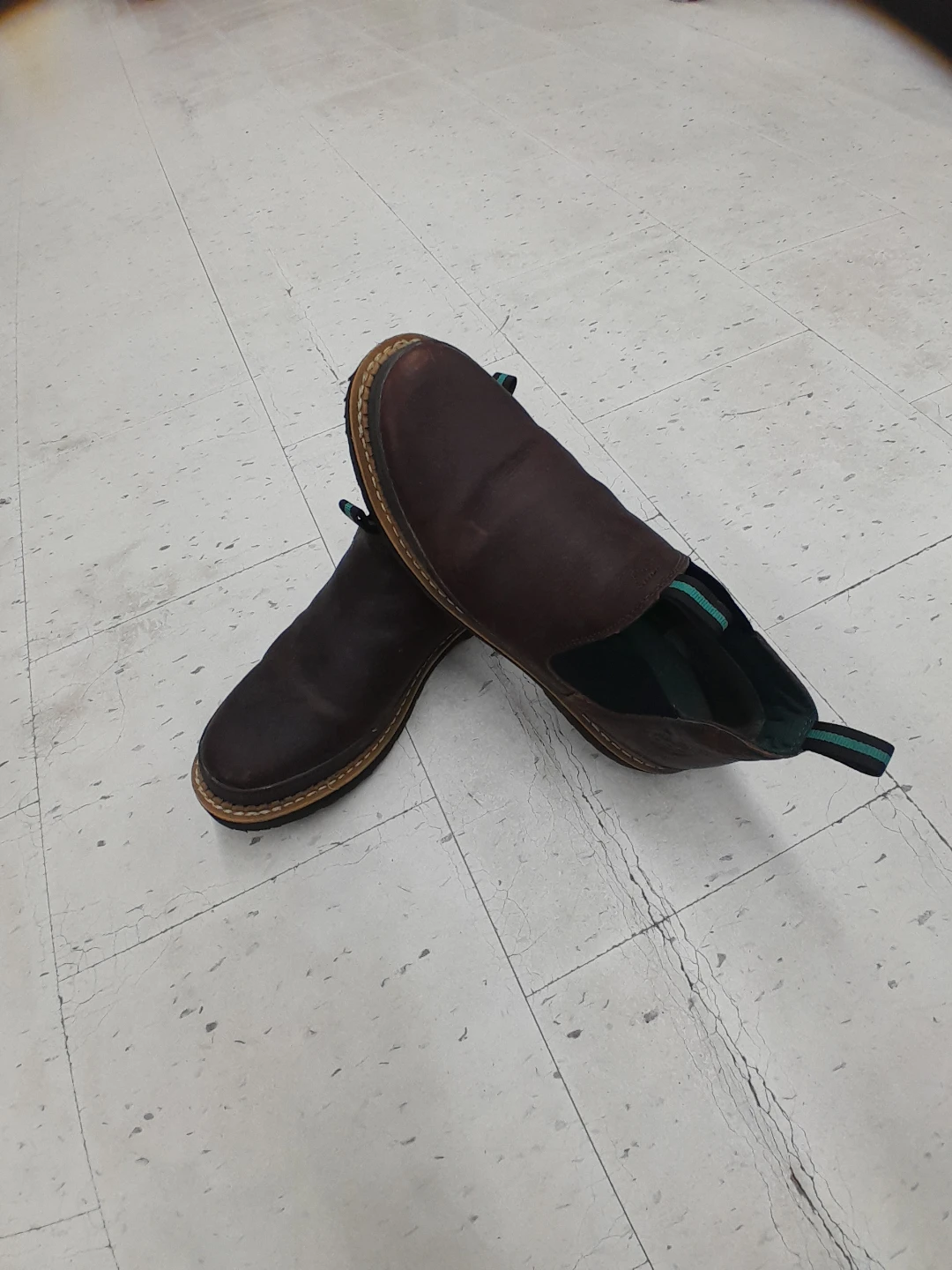 Brown Leather Chelsea Boots Original Georgia Giant Size 15 - photo 2
