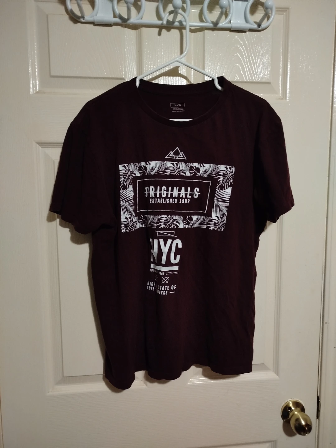 Maroon T-Shirt - Size L - photo 2
