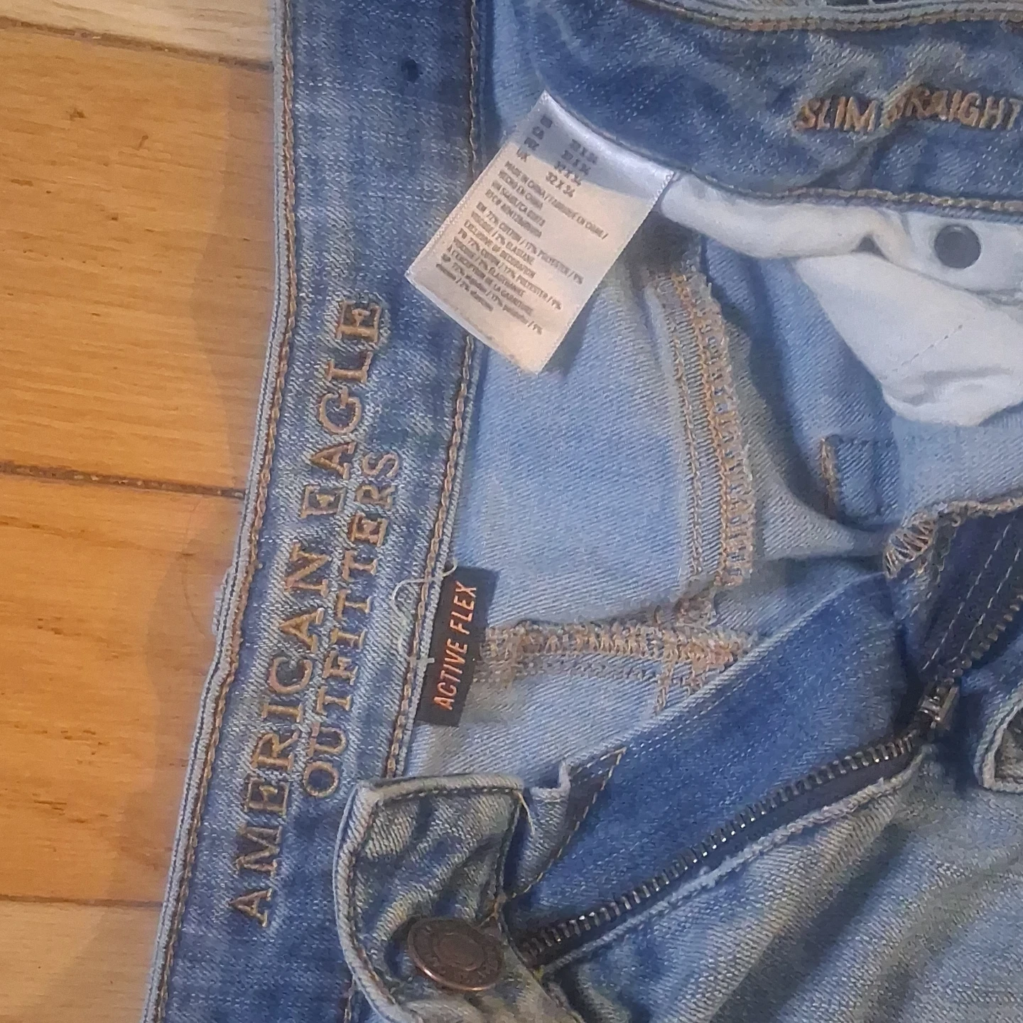 American Eagle Outfitters Active Flex Straight Jeans - 32x34 - photo 2