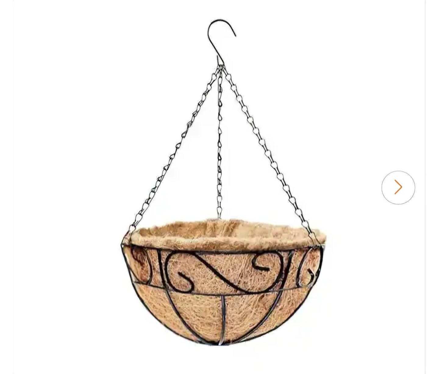 New Hanging baskets $5 each with Coco Liner & hook