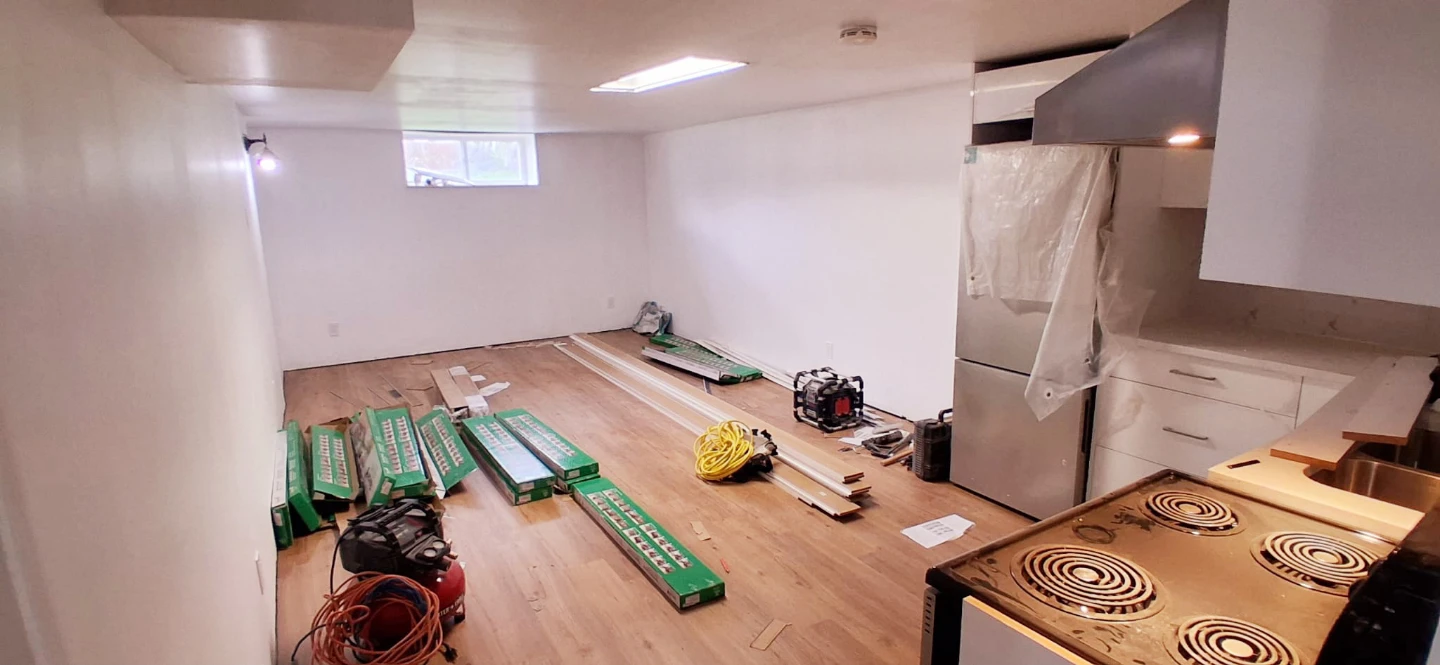 2 bed 1 bath Basement