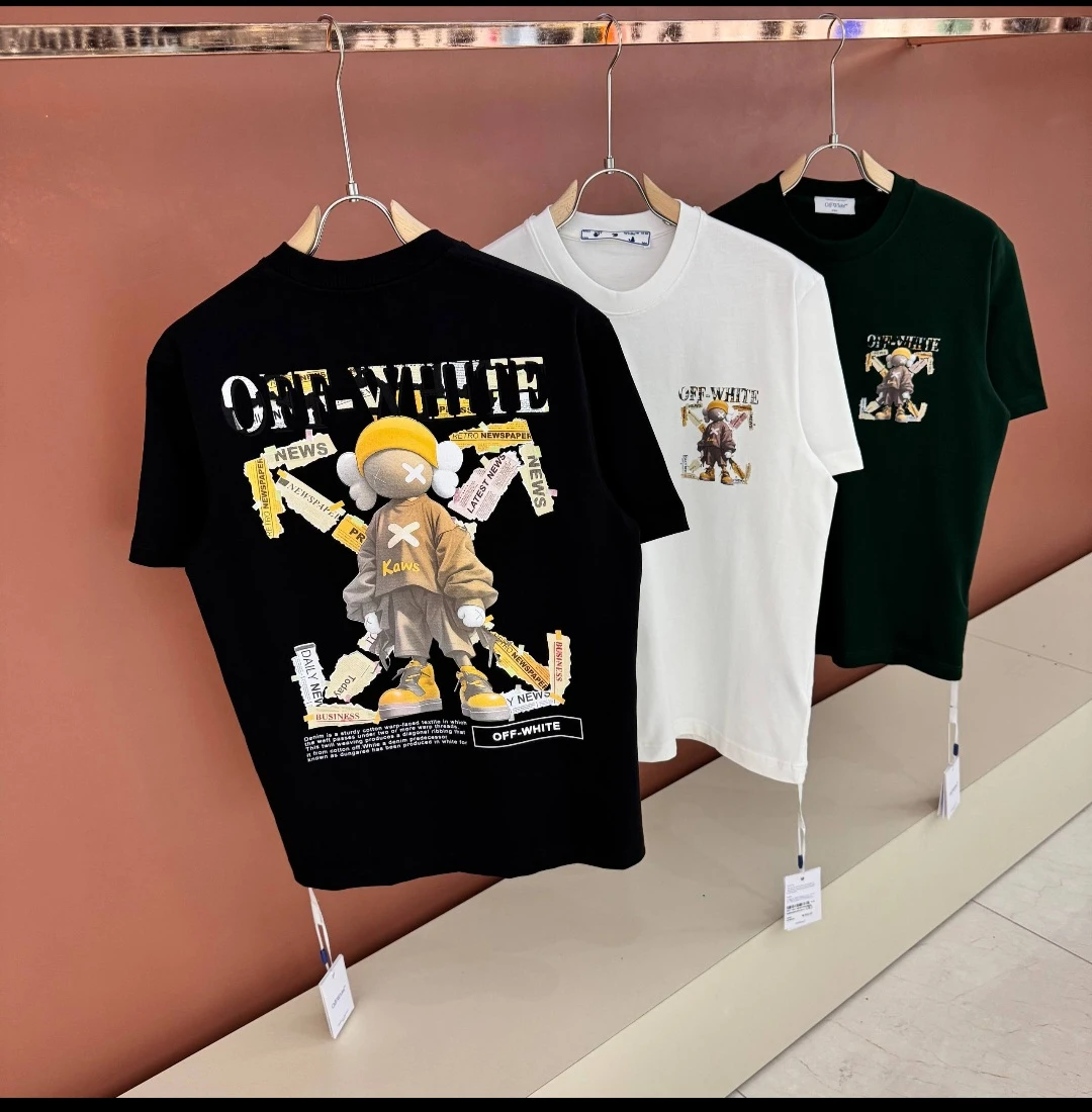 OFF-WHITE Kaws Graphic T-Shirt Black - photo 2