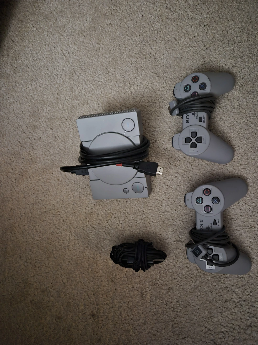 Sony PlayStation 1 Console with 2 Controllers - photo 4