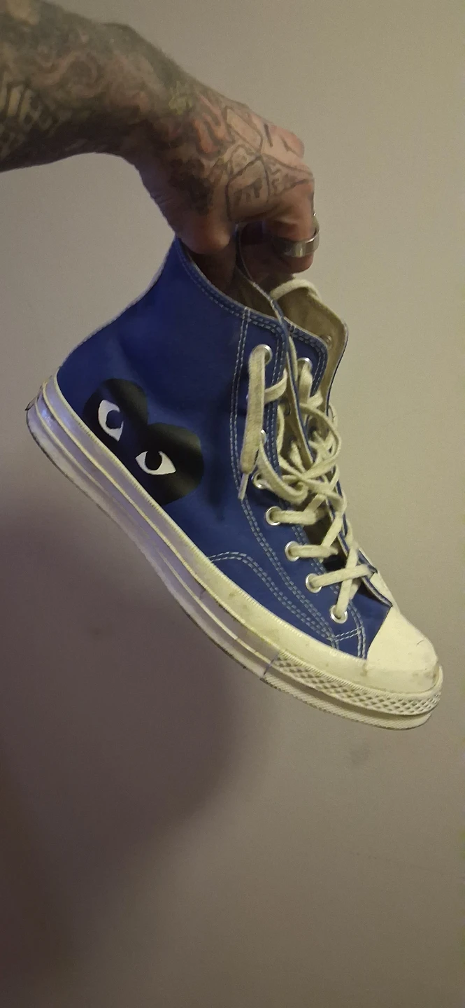 Comme des Garçons PLAY x Converse Chuck Taylor All Star Blue
