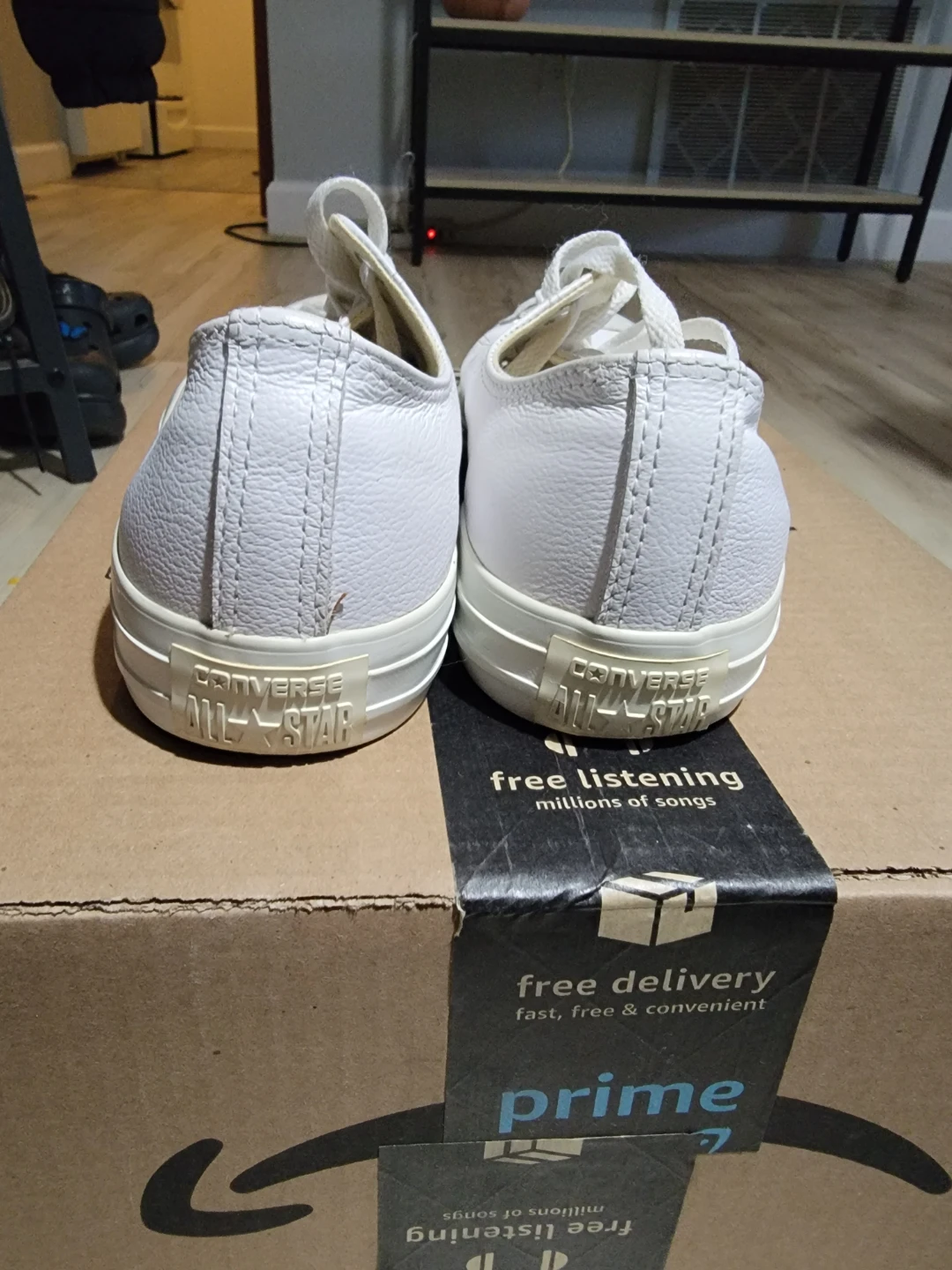 Converse Chuck Taylor All Star White Leather Low Top Sneakers