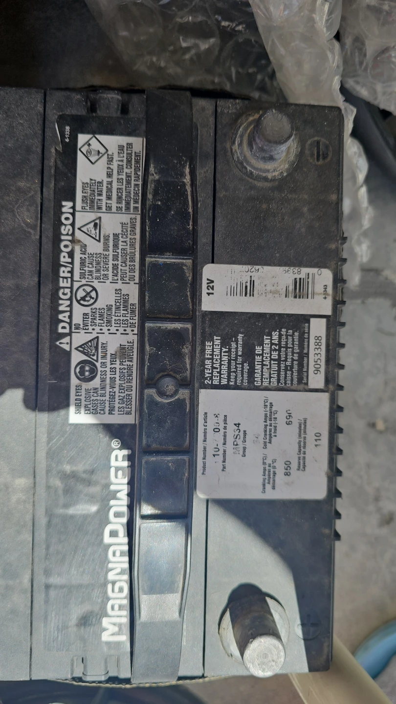 MagnaPower 12V Car Battery