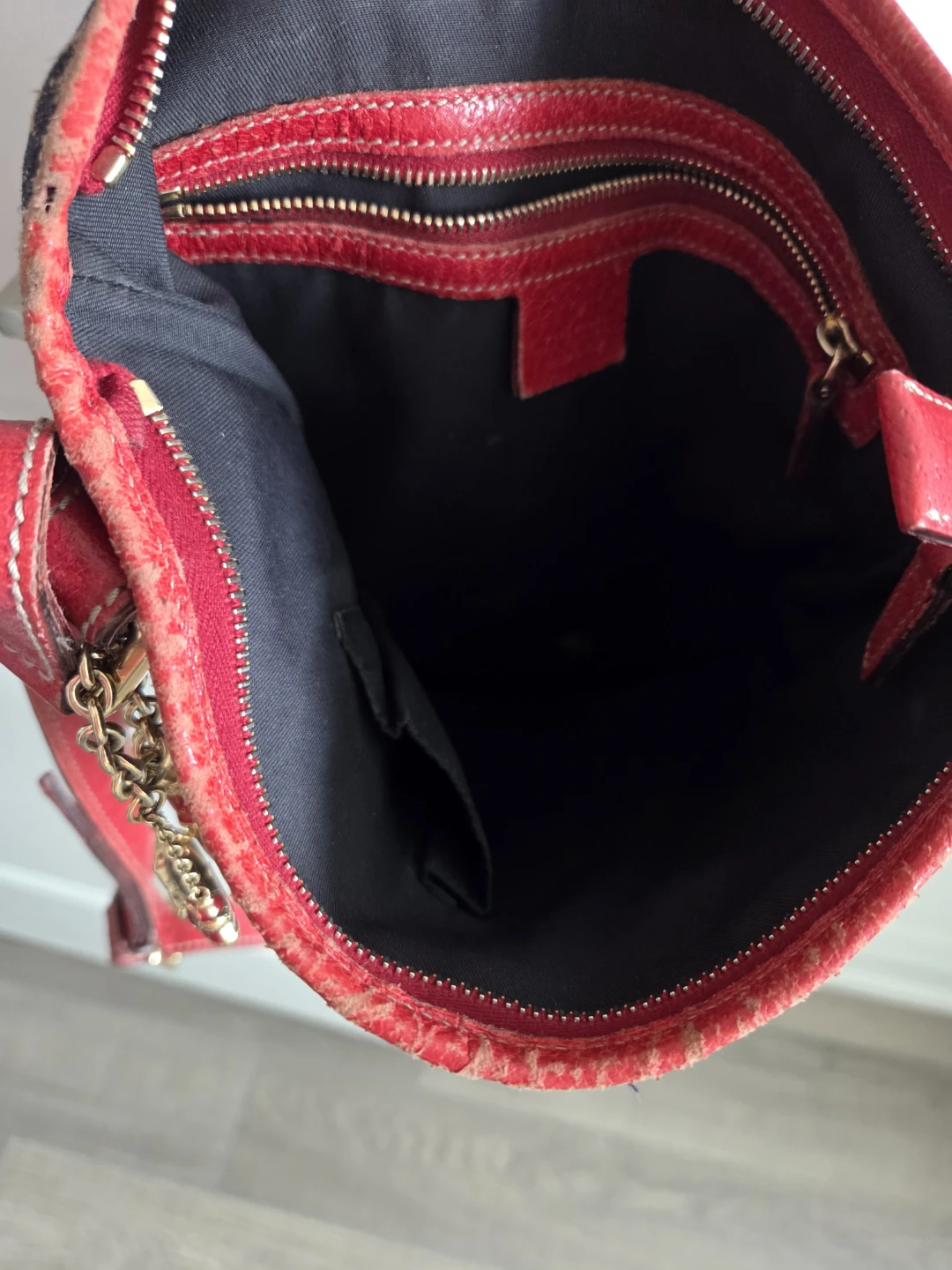 Gucci Monogram Canvas and Leather Shoulder Bag - photo 3