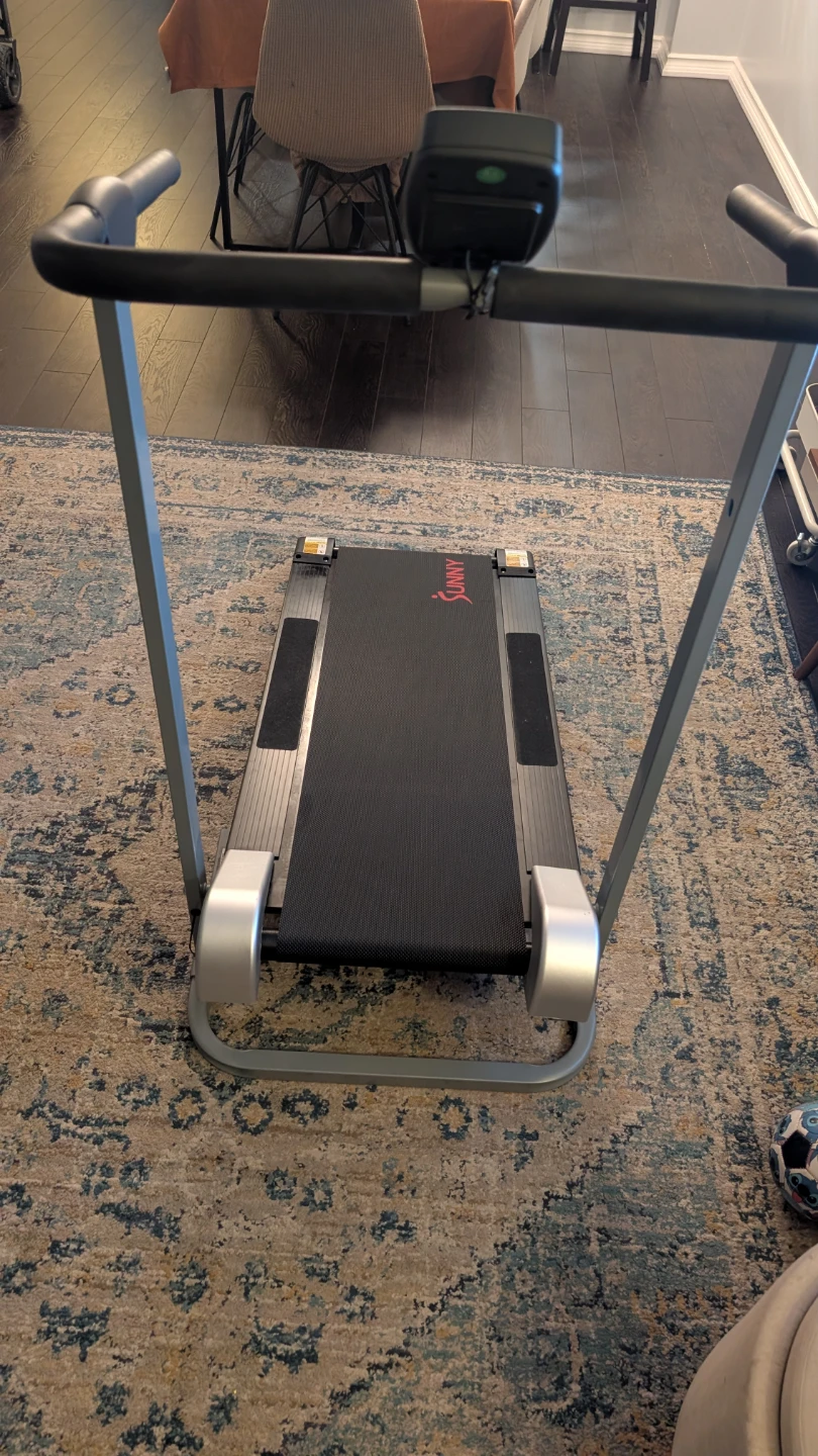 Sunny Health & Fitness Foldable Manual Treadmill - photo 3