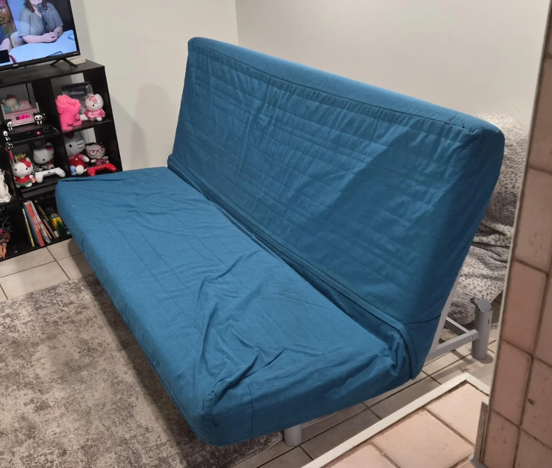 Blue Futon Sofa Bed