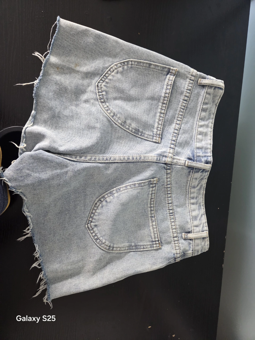 Distressed Denim Shorts - photo 3