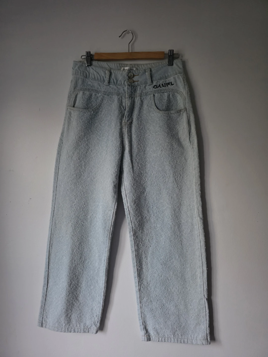 CHANEL Light Blue Denim Jeans - photo 2