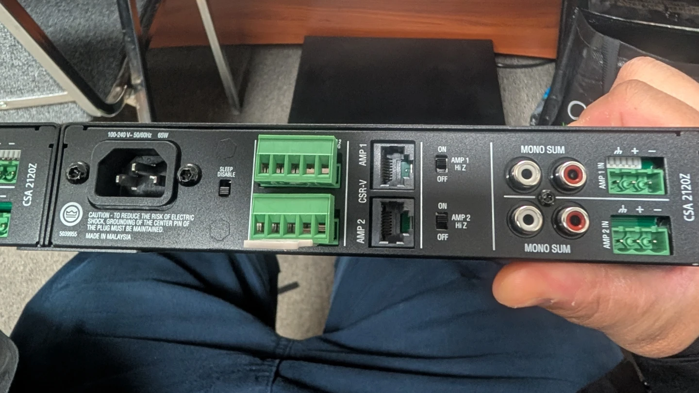 JBL CSA 2120Z DriveCore Amplifier - photo 2