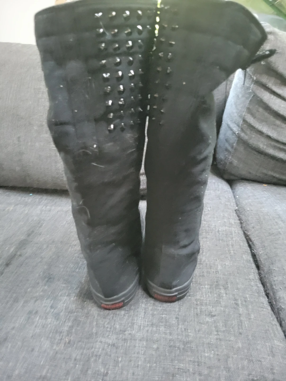 Knee high black converses - photo 3