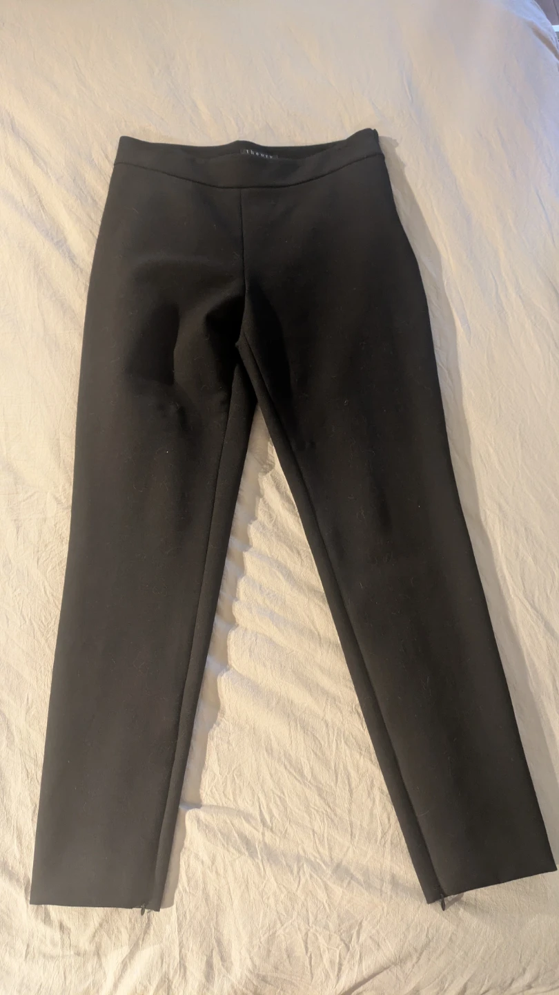 Theory High Waist Pants Black