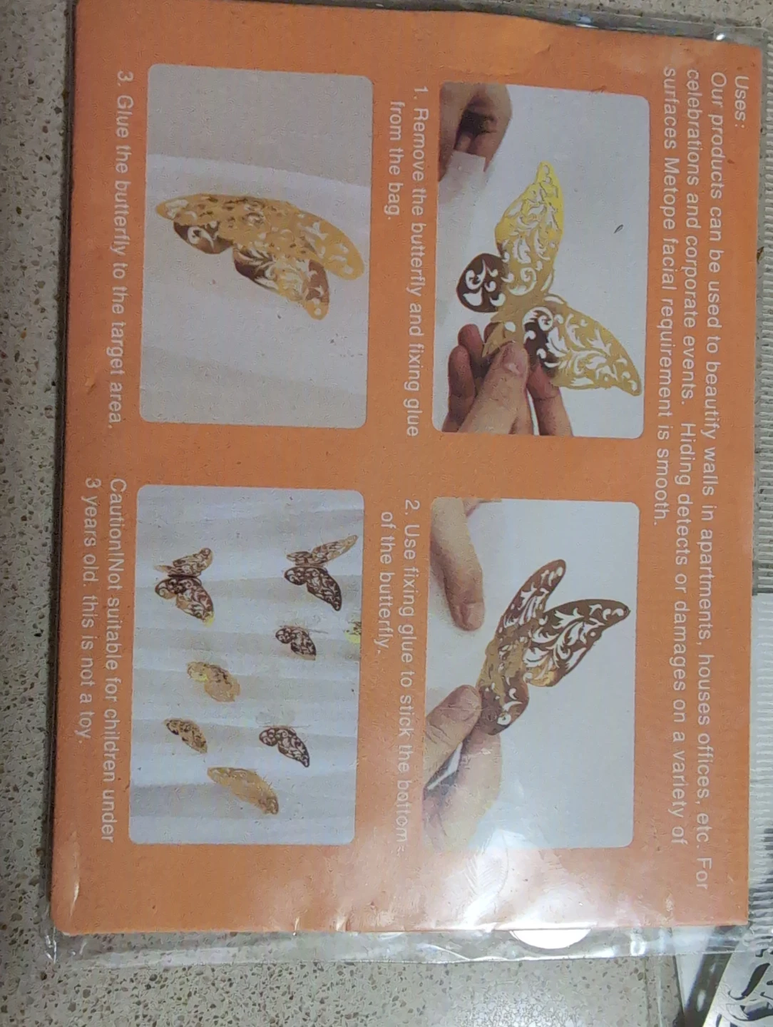 Holographic Butterfly Stickers - photo 3