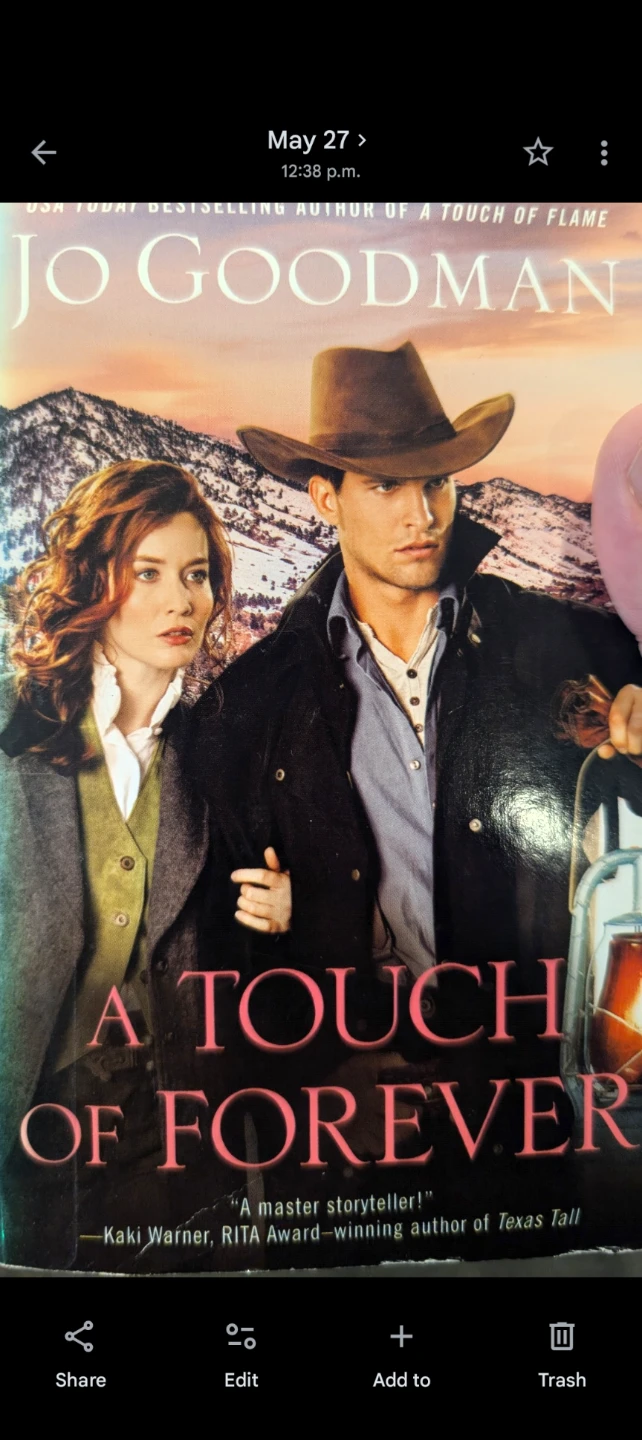 A Touch of Forever by Jo Goodman - Romance Novel