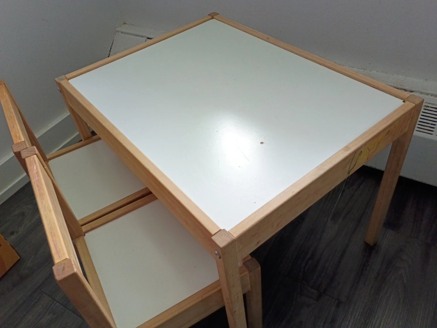Ikea Wooden Kids Table with chairs - photo 2