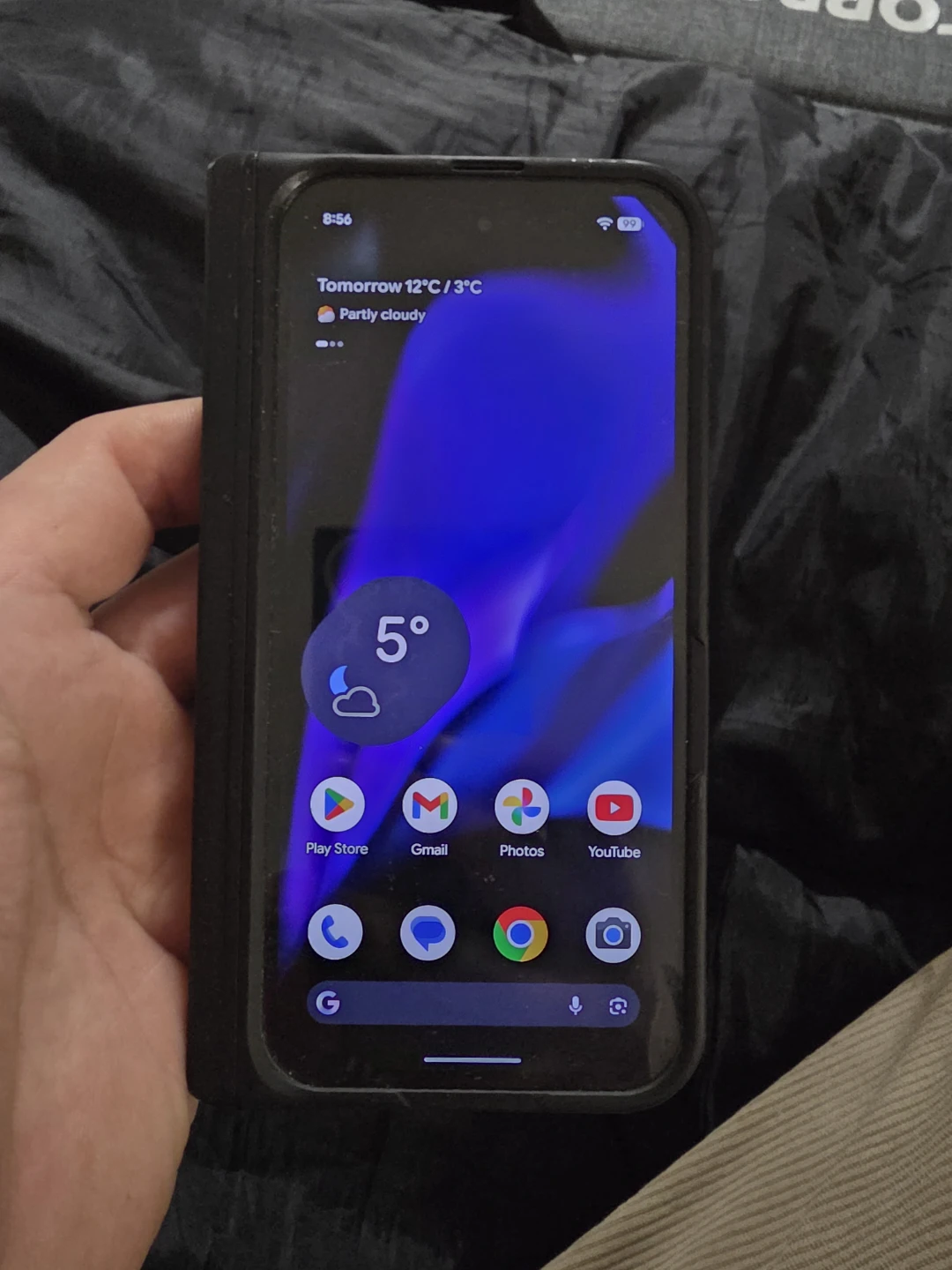 Google pixel fold 9Pro with Spiderman sticker case - photo 4