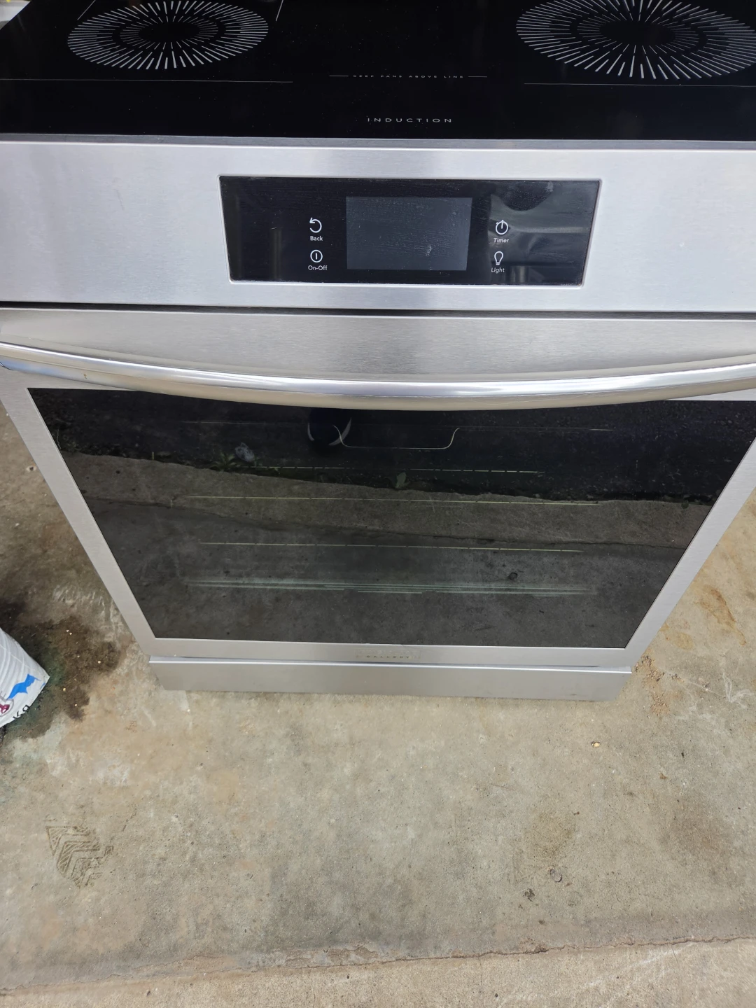Friigidaire Stainless Steel Electric Induction Range with Oven