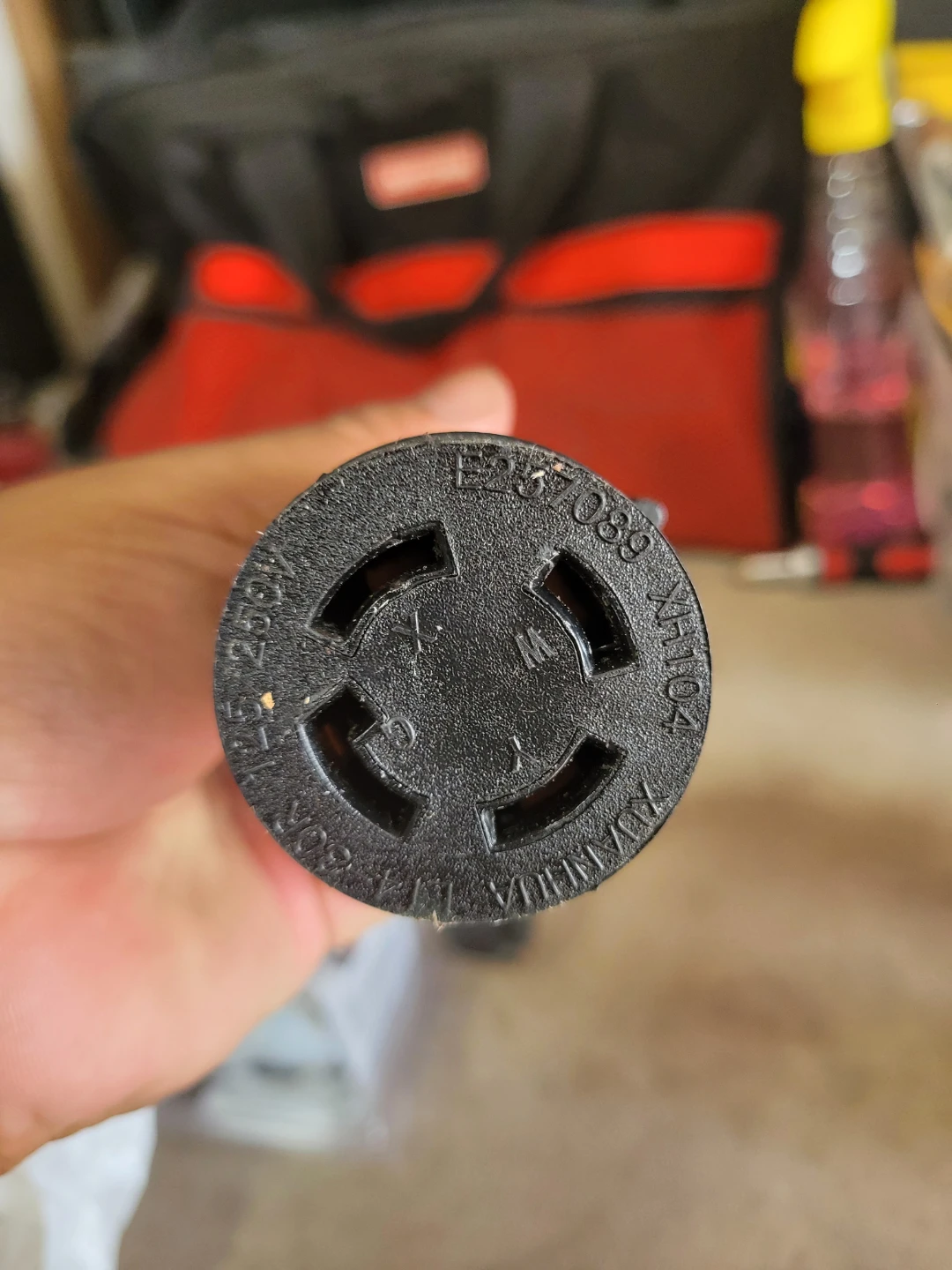 AC Works Orange Extension Cord Adapter - photo 3