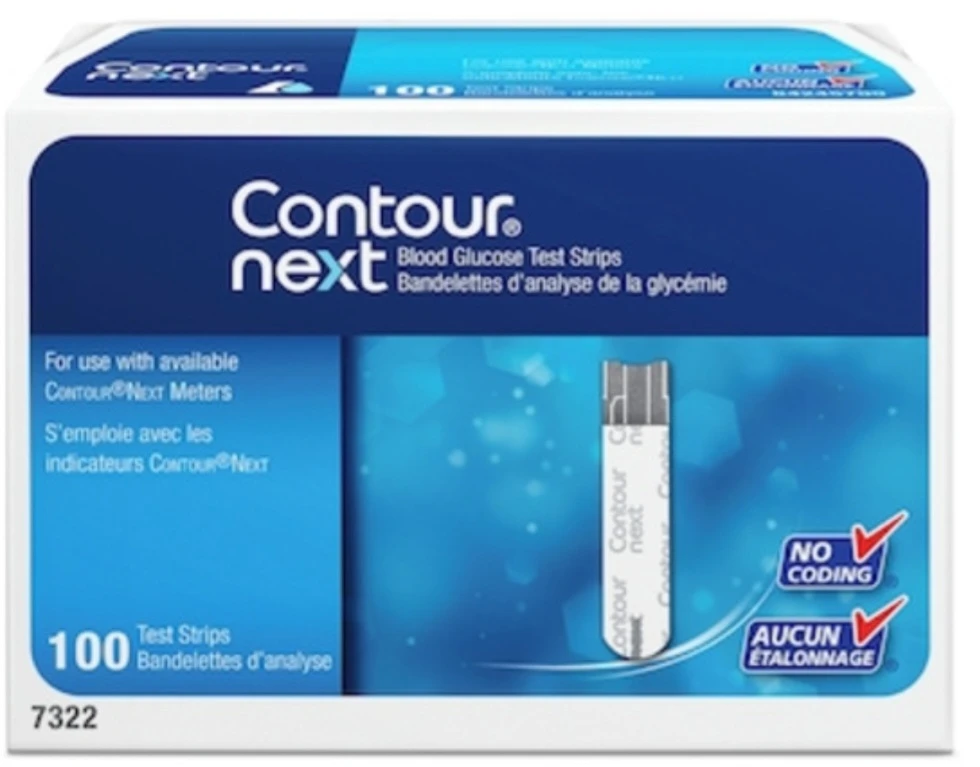 BNIB Contour Next Test Strips 100 Strips