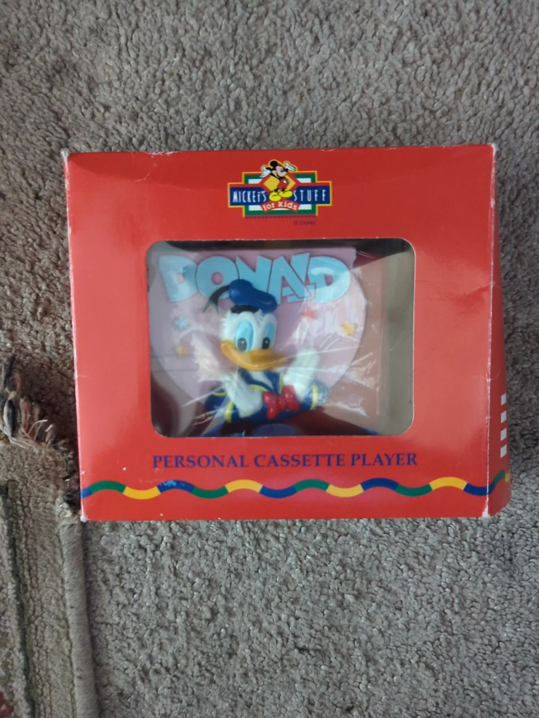 Mickey's Stuff for Kids Donald Duck Personal Cassette Player