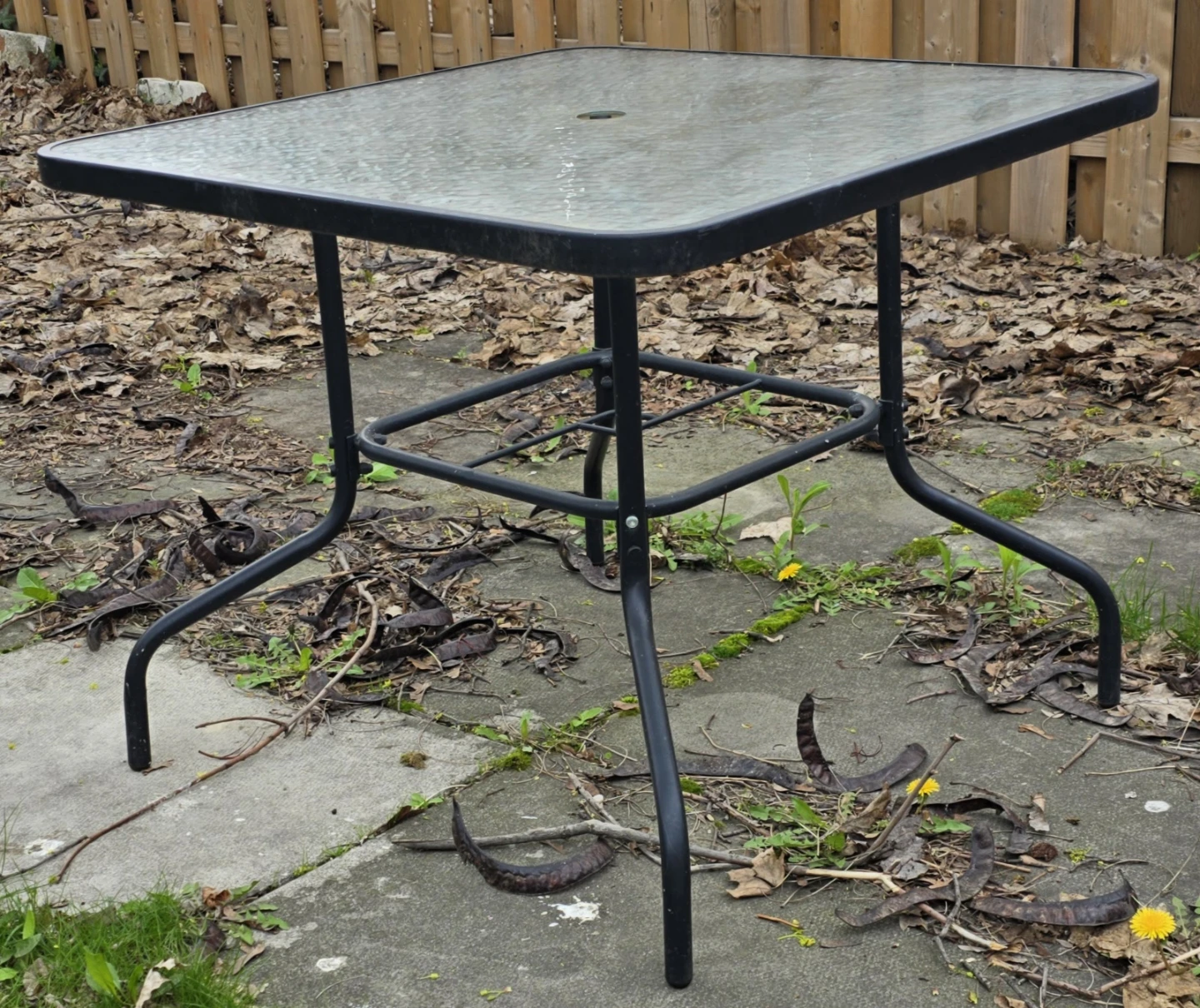 Glass Top Patio Table - photo 2