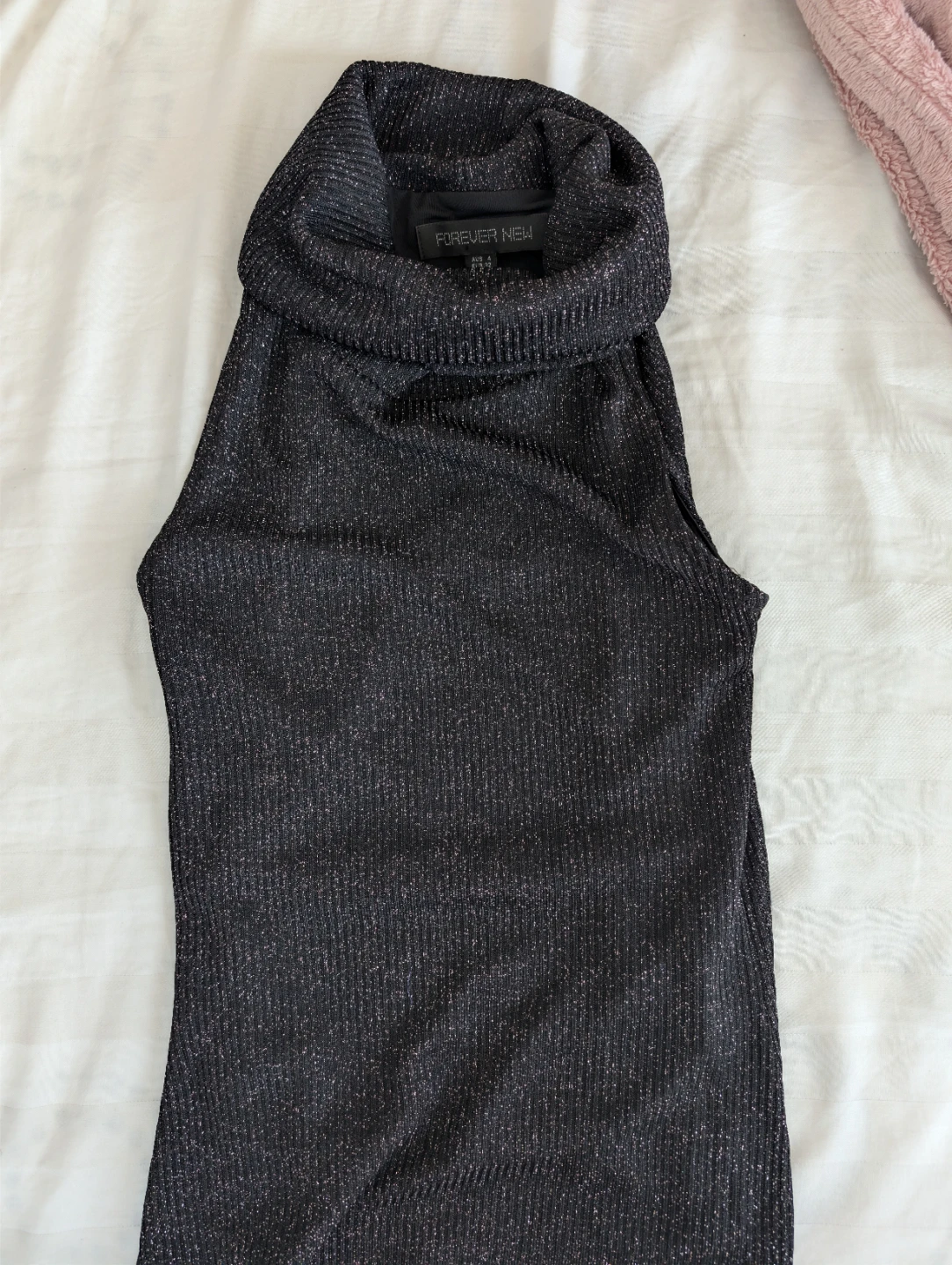 Ever New Sparkly Turtleneck Top