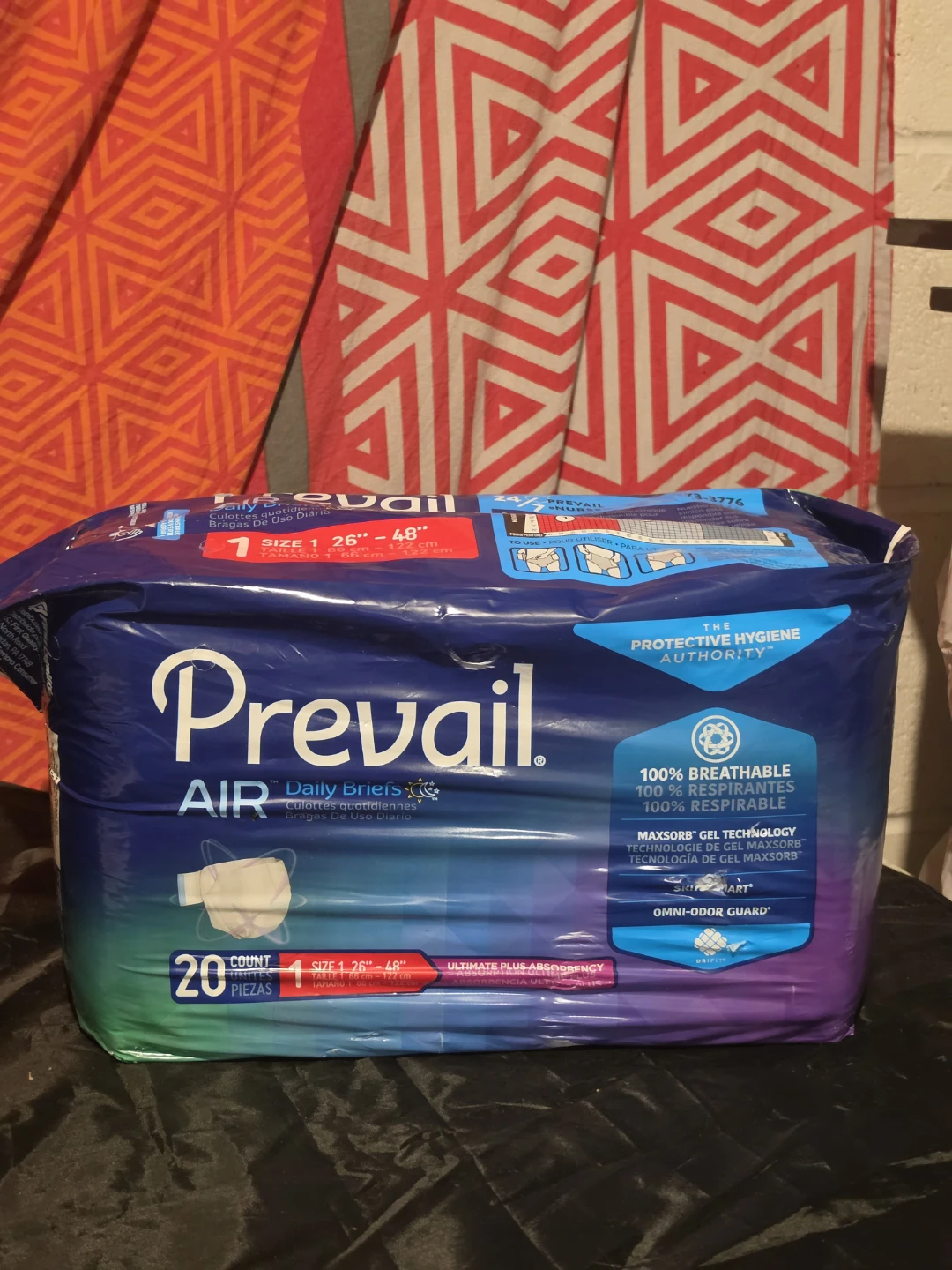Prevail Air Daily Briefs Size 1 (20 Count)