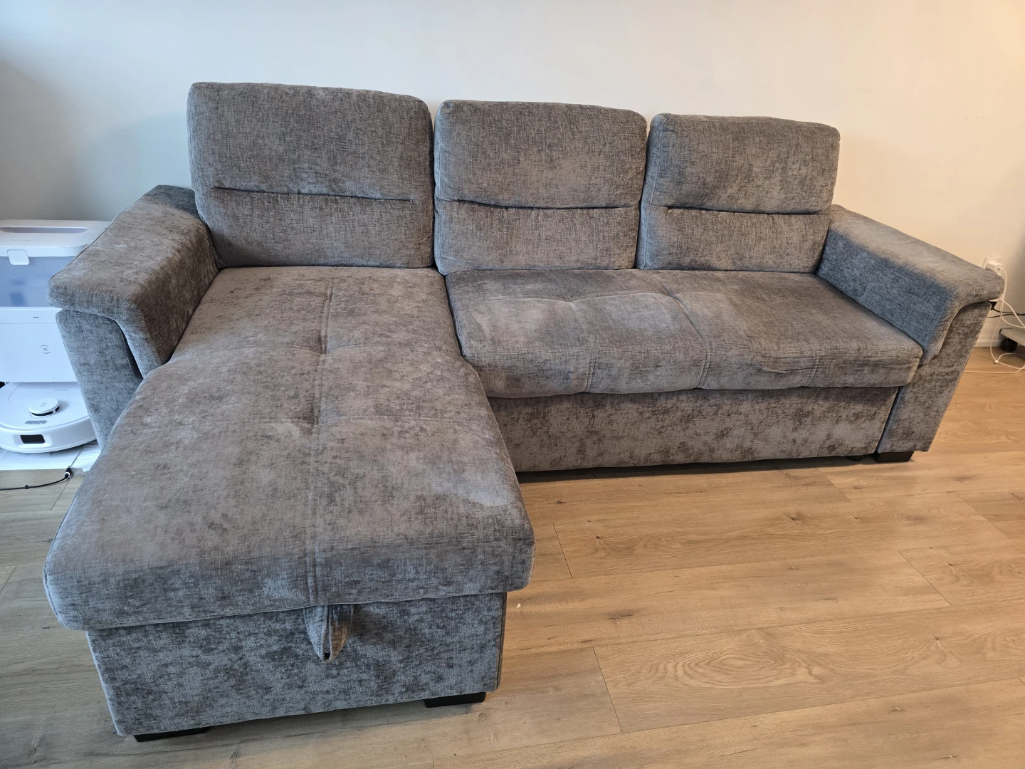 Large 91"W Sofa Bed with Storage - 10 months old - Excellent