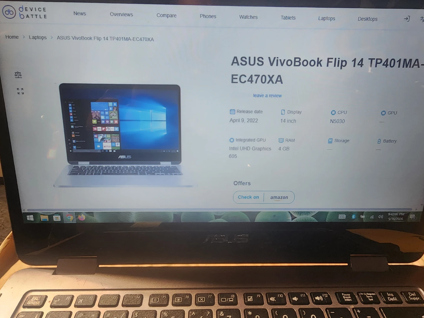 ASUS VivoBook Flip 14 TP401MA Touchscreen Laptop - photo 5