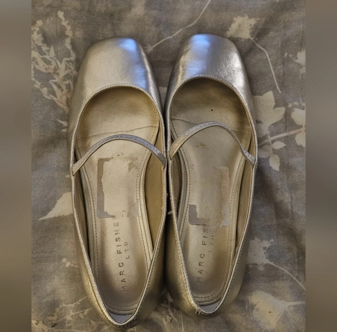 Marc Fisher LTD Gold Ballet Flats - photo 2