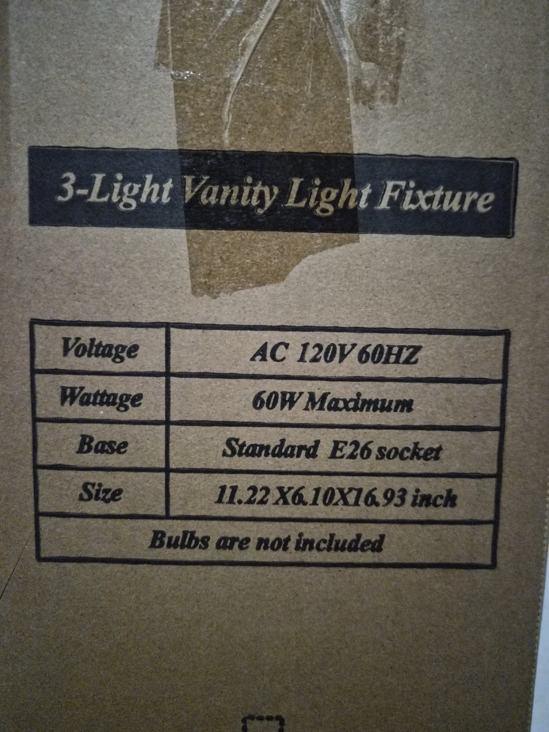 3-Light Vanity Light Fixture - photo 3