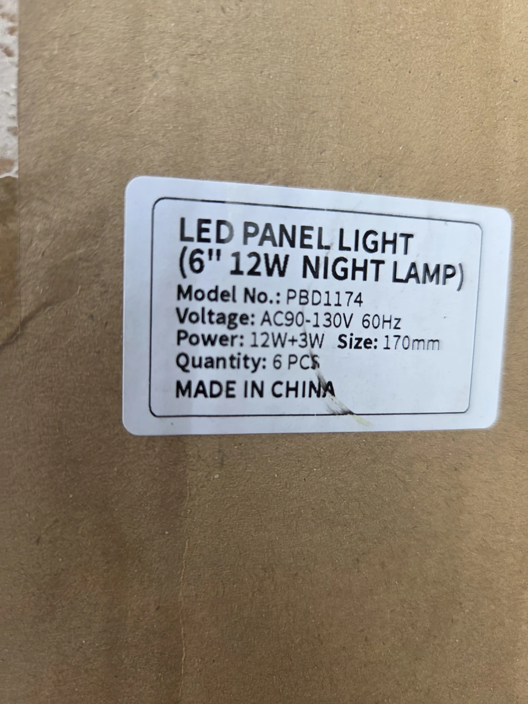 6" LED Recessed Lights - 12W Night Light (6 Pack) - photo 2