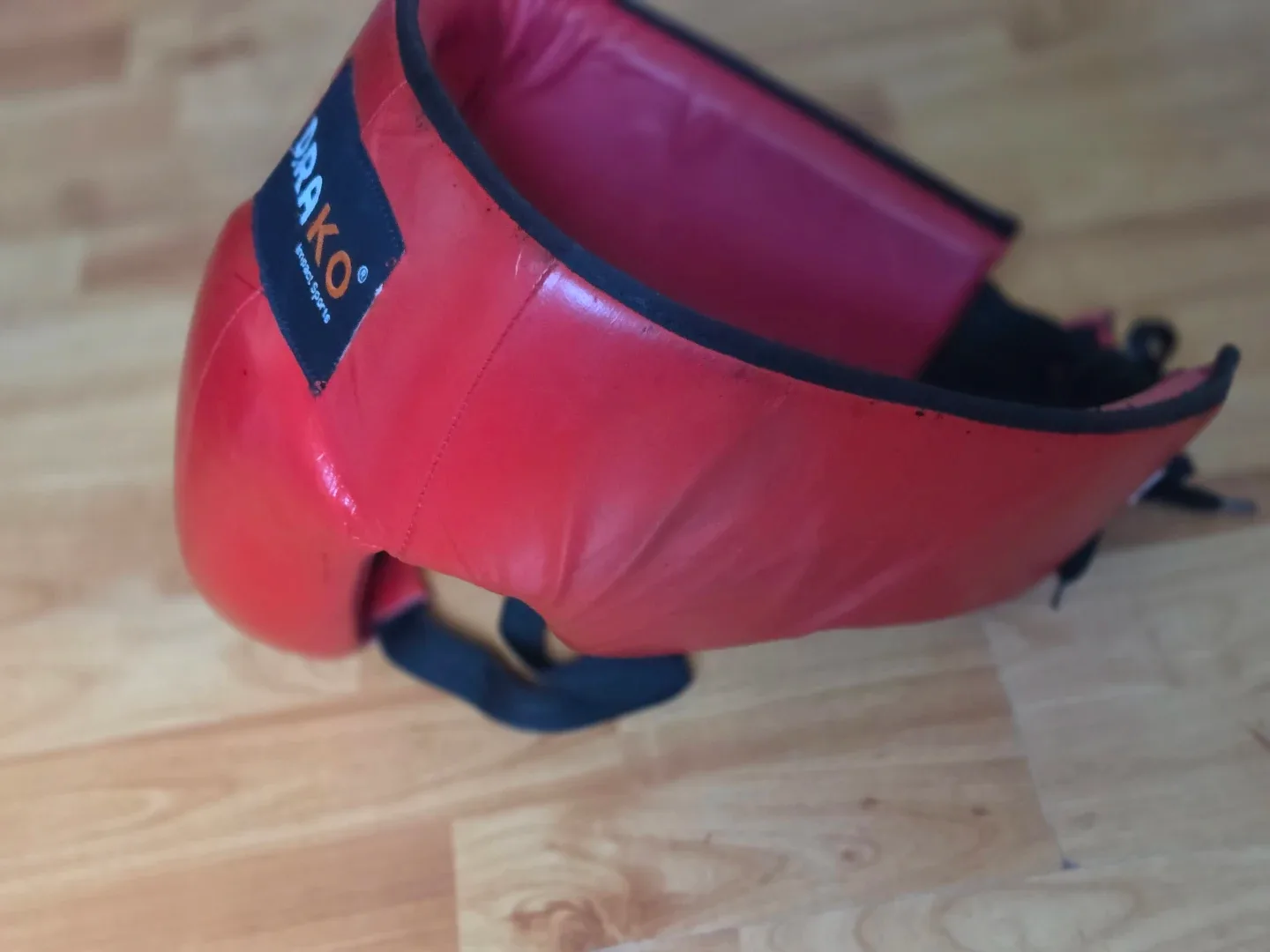 Drako Boxing Leather Groin Protector - Red - photo 2