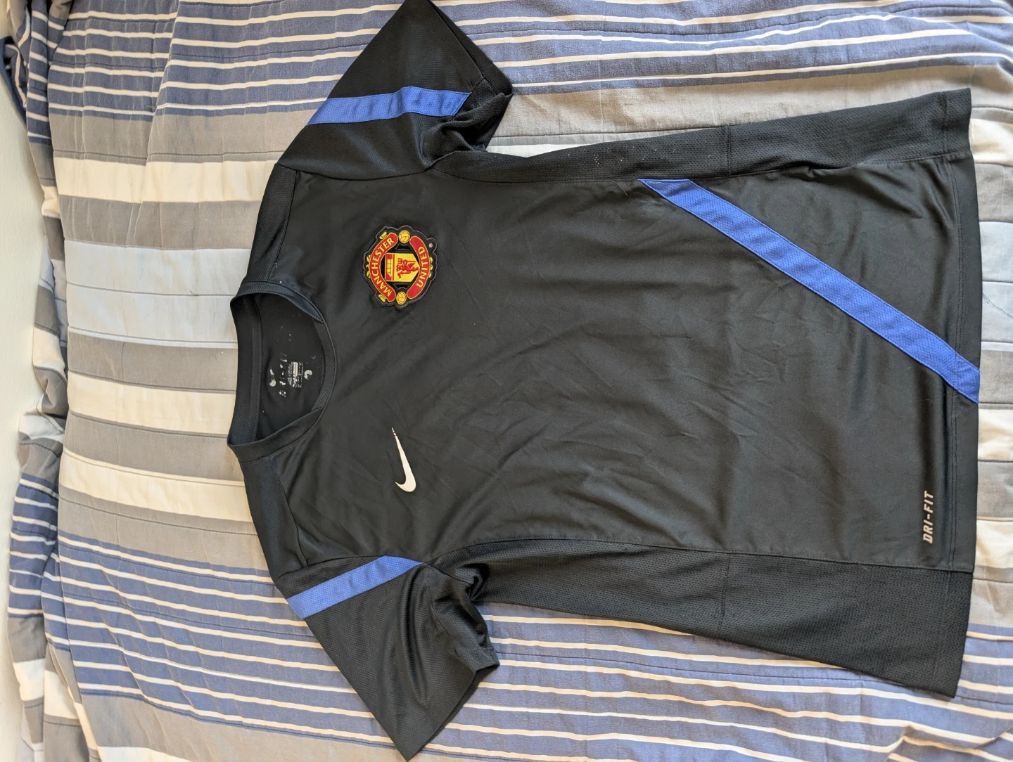 Manchester United Training Shirt Elite Black