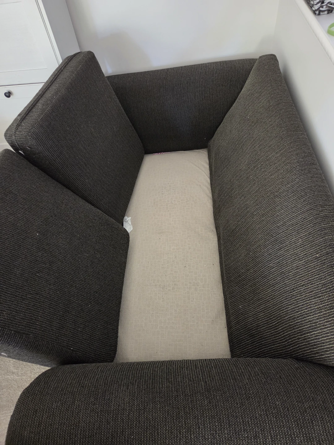 Dark Grey Fabric Sofa - photo 4