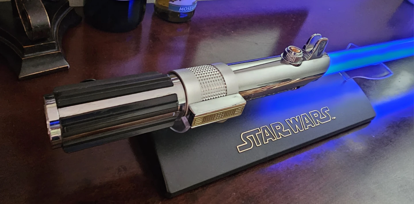 Star Wars anakin Lightsaber with display stand - photo 4