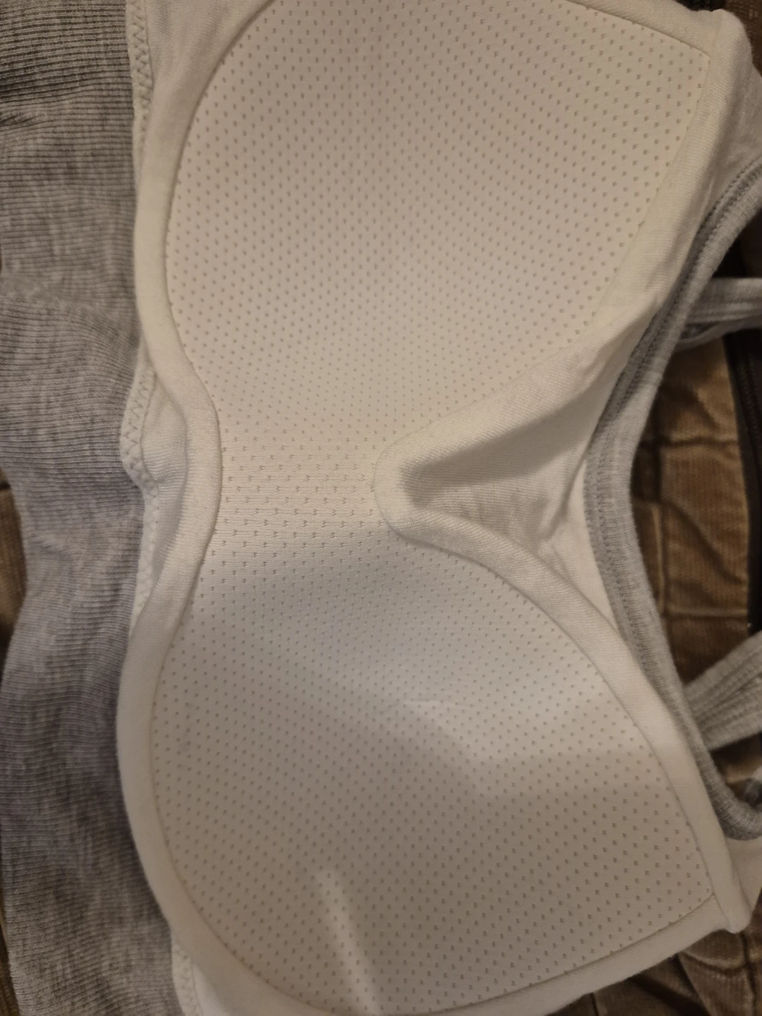 breathable small 84A bra light greyvand white striped - photo 3