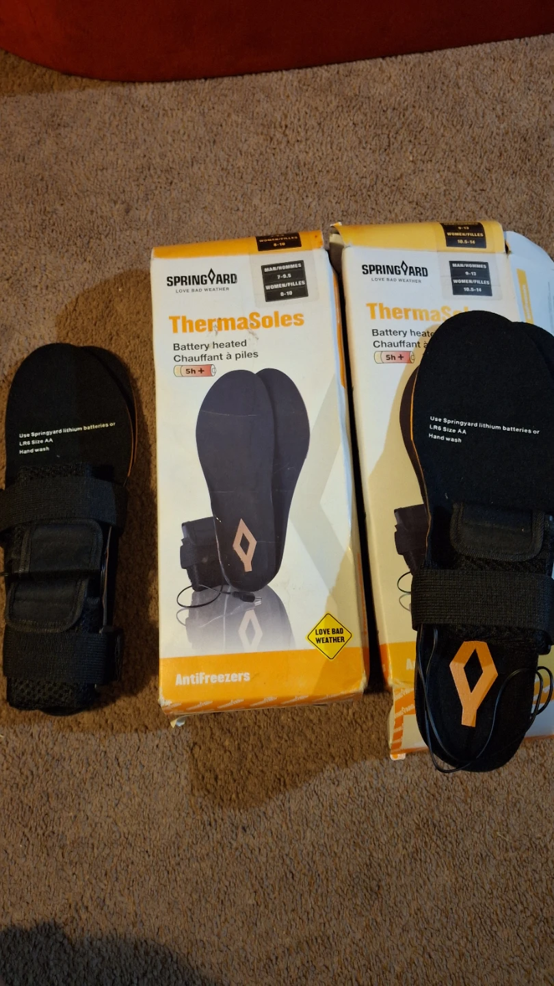 Springyard ThermaSoles Battery Heated Insoles