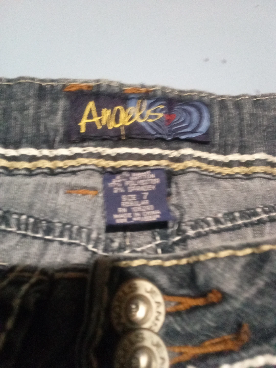 Angels blue jeans