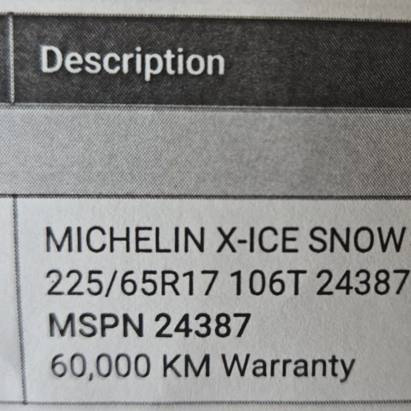 MICHELIN X-ICE SNOW Tires 225/65R17 106T - photo 2