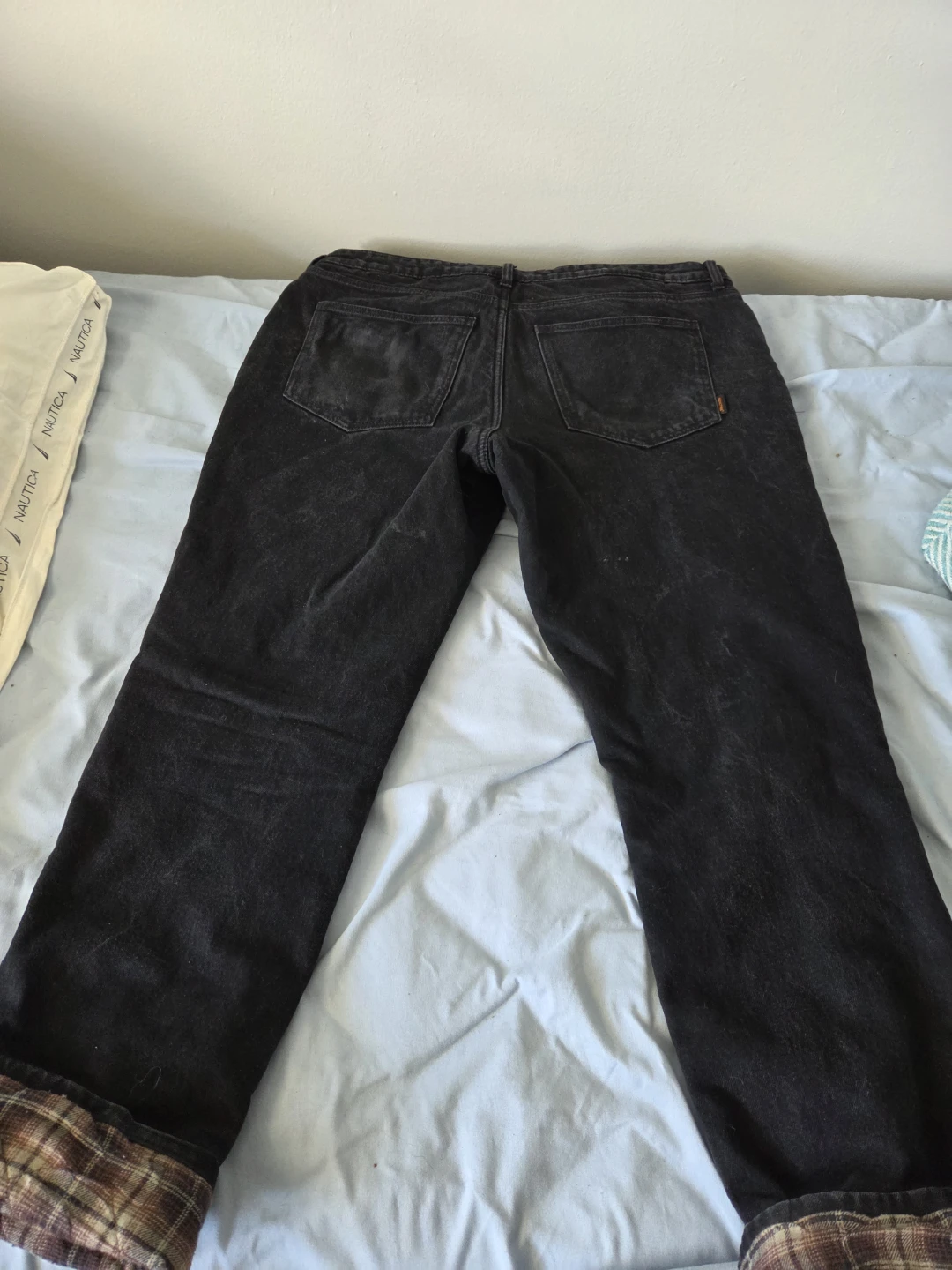 Flannel Lined Thick Denim mens jeans - photo 3