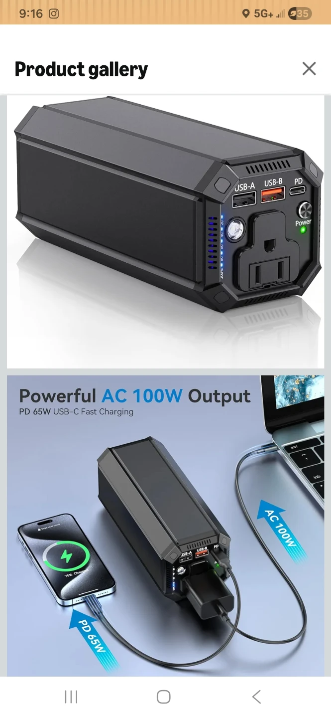 Paopaoyu P5 27000mAh Power Bank with AC Outlet - photo 5