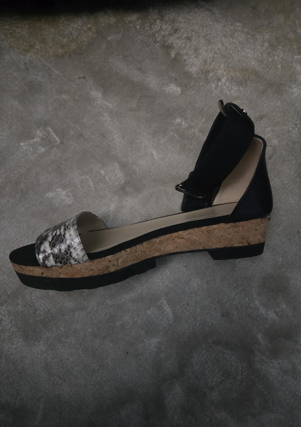 Jimmy Choo Women's Black Wedge Sandals