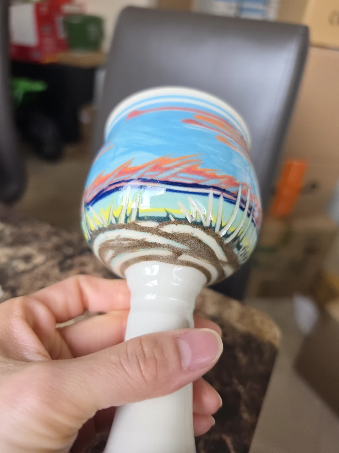 New Custom Ceramic Footed Mug, Multi-Purpose Dessert Cup - photo 4