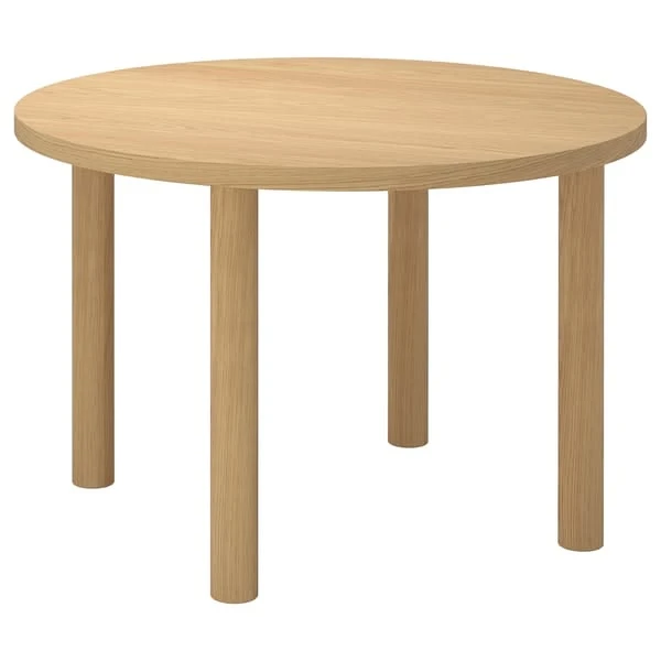 Round Wood Table