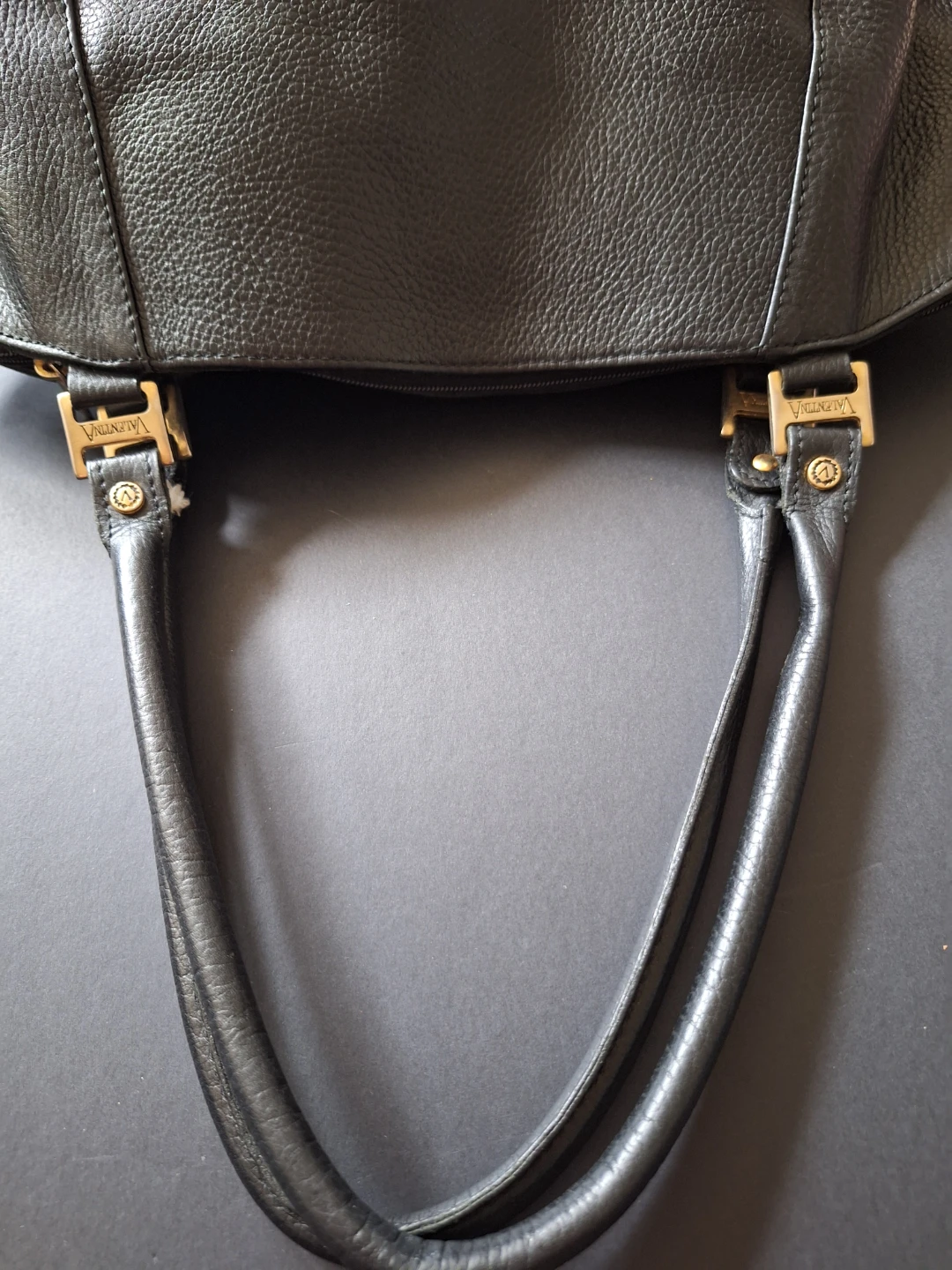 Valentina Black Leather Handbag - photo 5